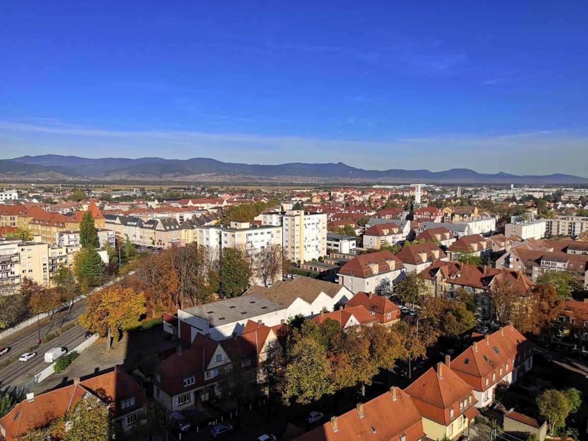 Bel Appartement Avec Vue Splendide Sur Toute La Ville De Colmar - Parking Gratuit ภายนอก รูปภาพ