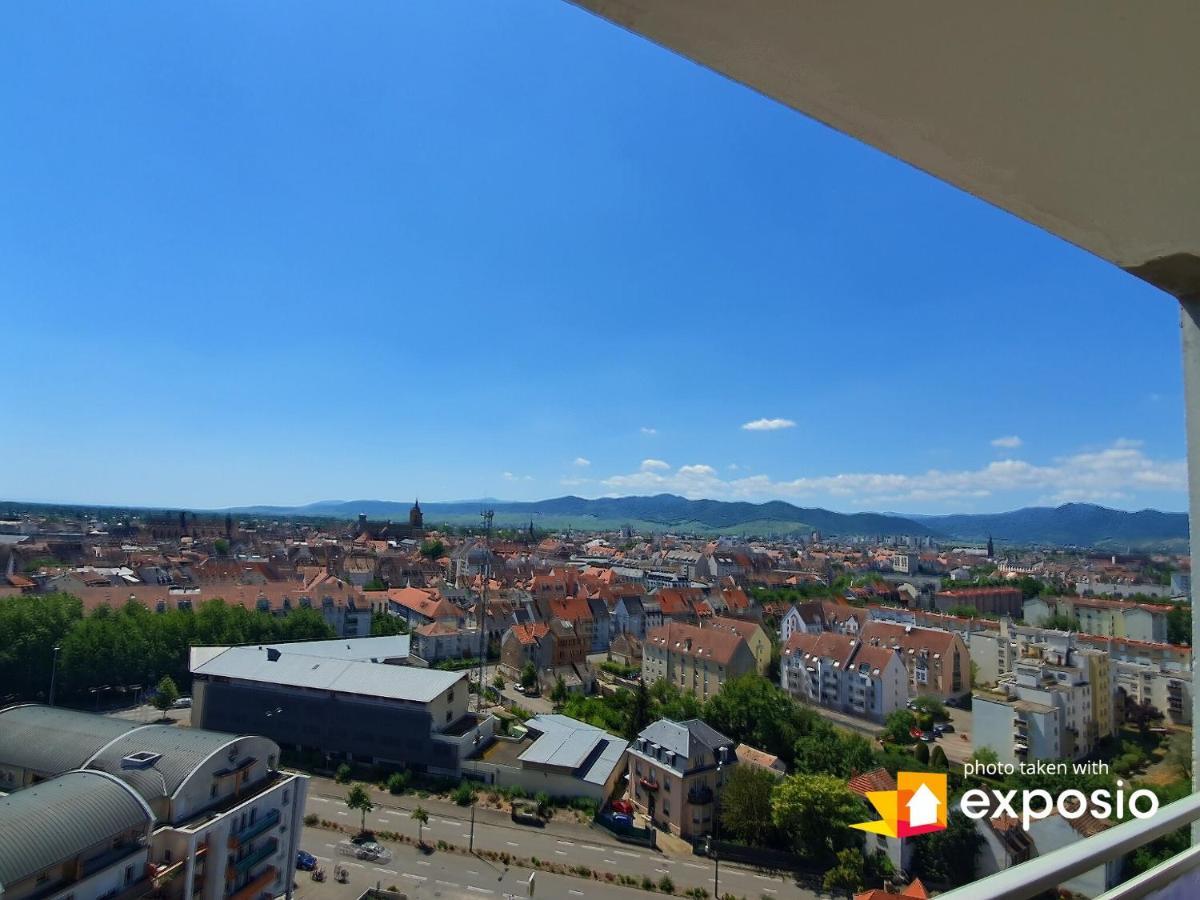 Bel Appartement Avec Vue Splendide Sur Toute La Ville De Colmar - Parking Gratuit ภายนอก รูปภาพ