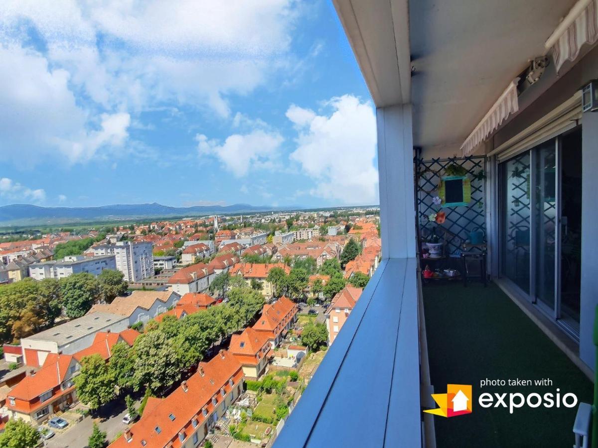 Bel Appartement Avec Vue Splendide Sur Toute La Ville De Colmar - Parking Gratuit ภายนอก รูปภาพ